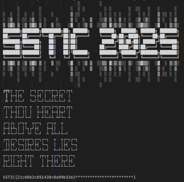 The decrypted file